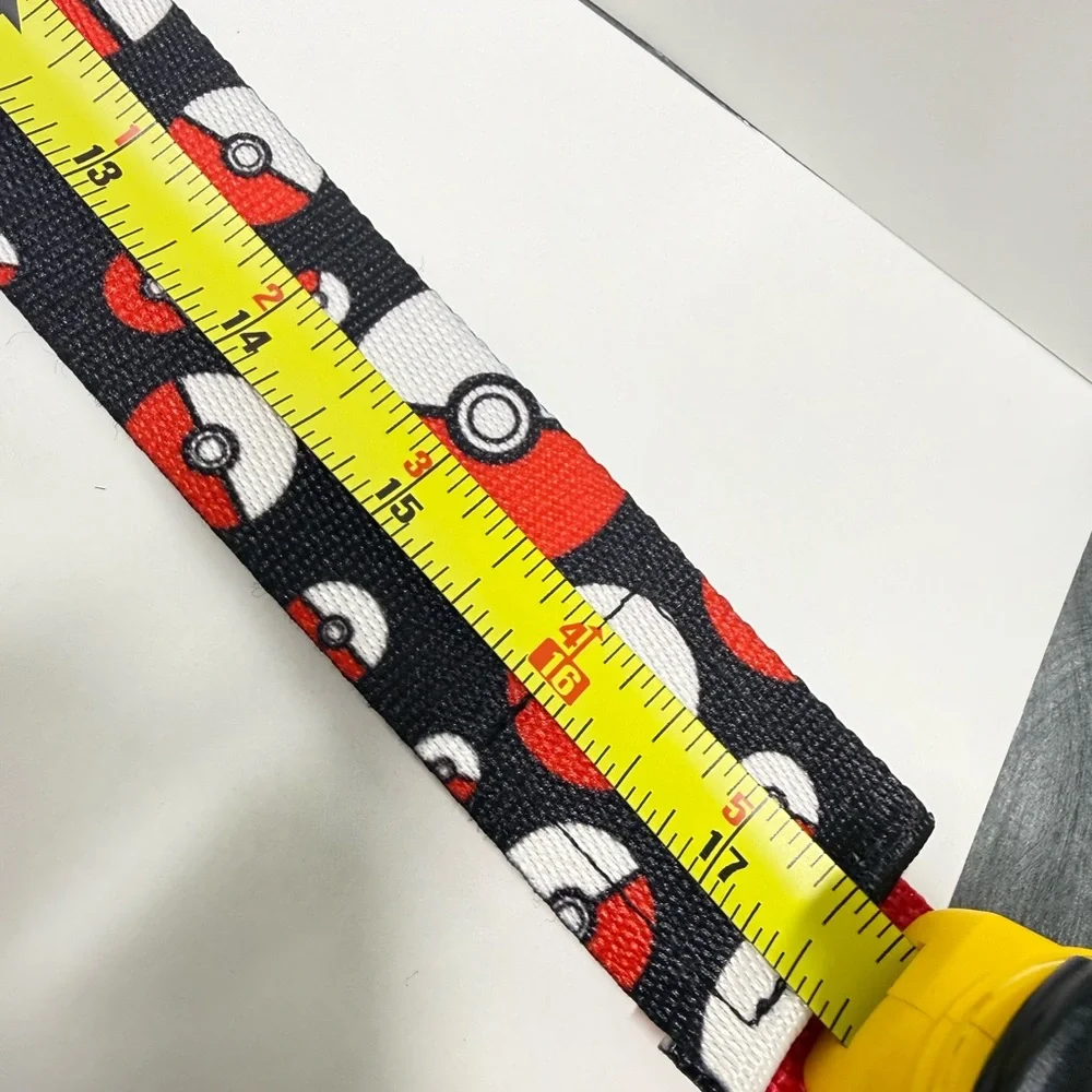 Stanley Red and Gray Kids Belt with Poké Ball Buckle